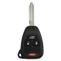 Keyless Factory 2004-2016 Chrysler Dodge Jeep / 4-Button Remote Head Key / OHT692427AA (RK-CHY-OHT-4 RK-CHY-OHT-4